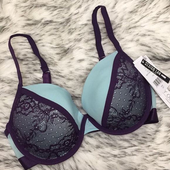 *NWT LORD & TAYLOR Lace Ultra Push Up Bra - Picture 1 of 5